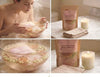 At-home spa bath soak self-care set