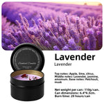Dried flower crystal soy wax scented candle