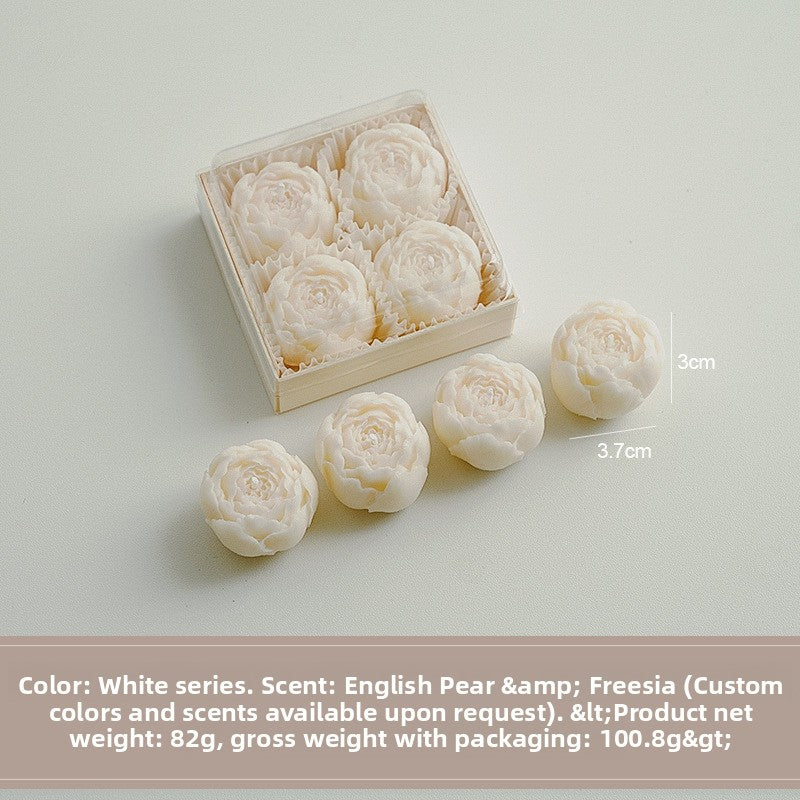 Handmade Floral Scented Candles Gift Set