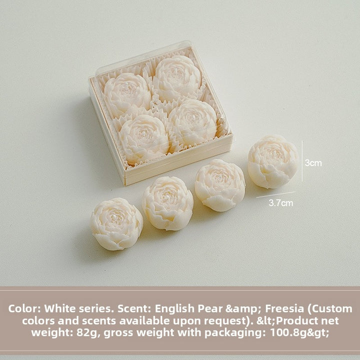 Handmade Floral Scented Candles Gift Set