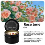 Dried flower crystal soy wax scented candle