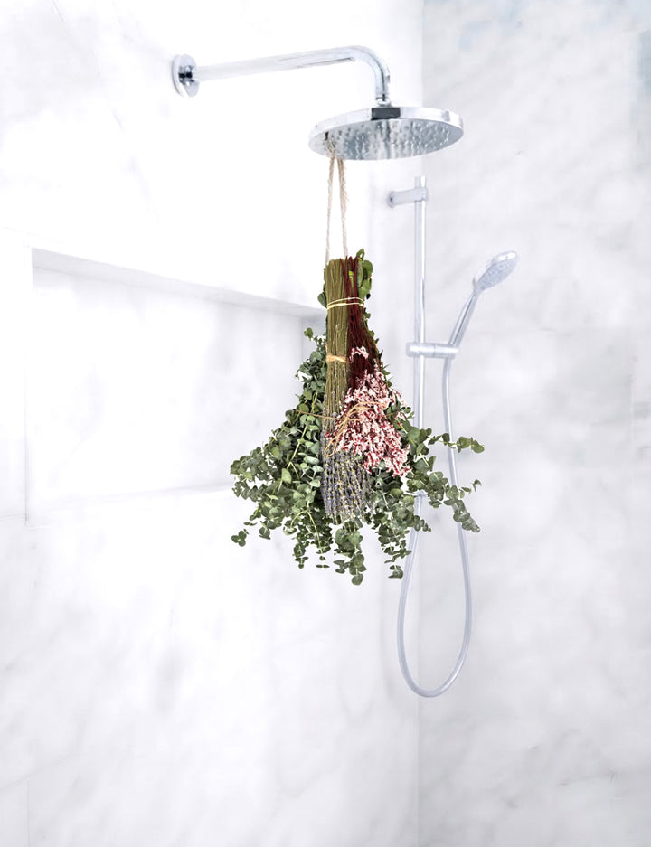 Preserved Lavender &amp; Eucalyptus Shower Bouquet | Spa Gift for Her