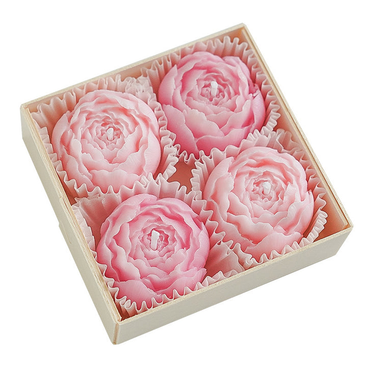 Handmade Floral Scented Candles Gift Set