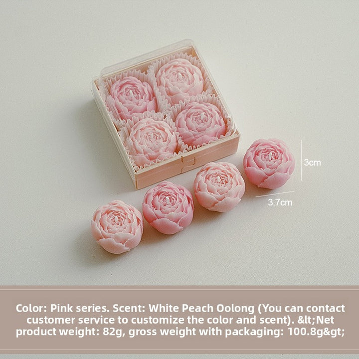Handmade Floral Scented Candles Gift Set