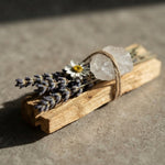 Smudge set for meditation and yoga space