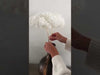 Preserved hydrangea stems styling video