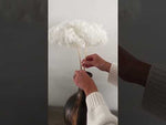 Preserved hydrangea stems styling video